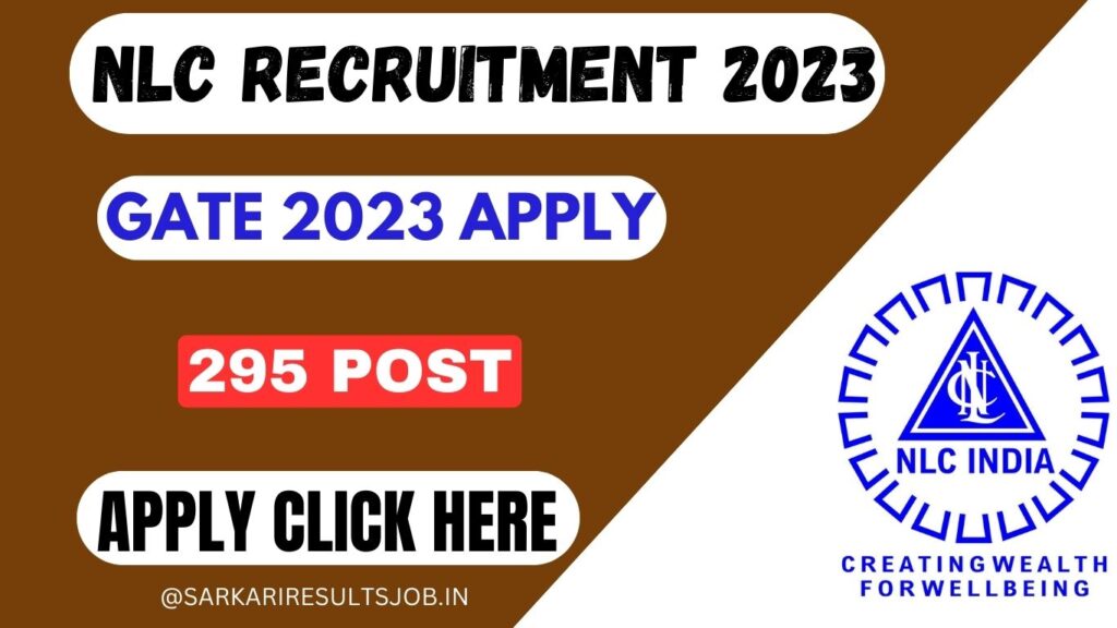 NLC Recruitment through GATE 2023